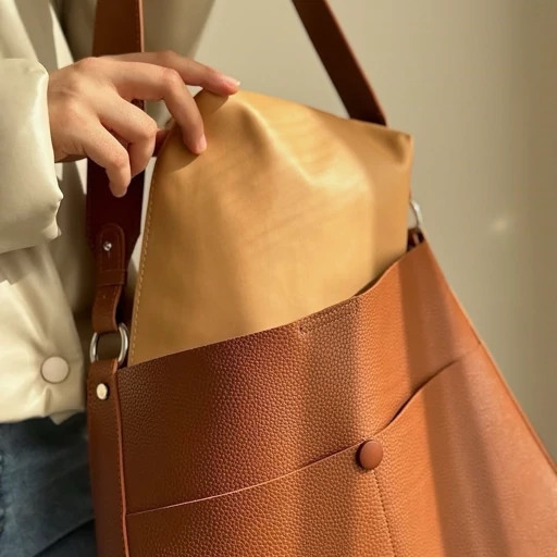 کیف دوشی زنانه چرمی مدل مینیمال سبک، شیک و مناسب استایل روزمره