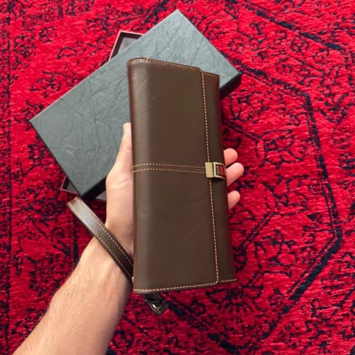 کیف مردانه پاسپورتی چرم اصل