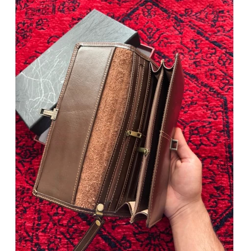 کیف مردانه پاسپورتی چرم اصل