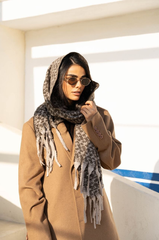 شال موهر نرم صابونی